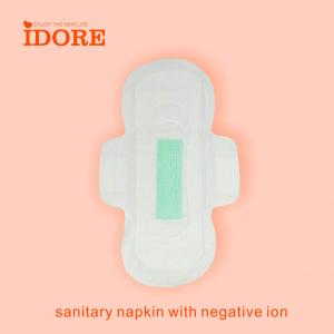 Feminine Protection Sanitary Napkins With Negative Ion