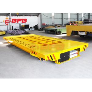 China Workshop 5t Battery Transfer Cart Rail Wheel For Marble Slabs Shifting supplier