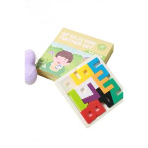 OEM Children Puzzle Silicone Toys For Infants Letters Shape