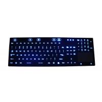 China Washable Silicone Keyboard Industrial With Numeric Keypad Backlight on sale