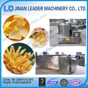 China Automatic crispy potato chips potato pellet chips fryer machine supplier