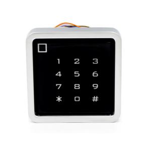 China Standalone Mifare Rfid Fingerprint Access Control Metal Case Touch Keyboard supplier
