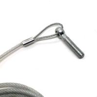 China Wire Rope Suspension Kit V - Fit Snap Hook Looping Cable Gripper For Ventilation Systems on sale