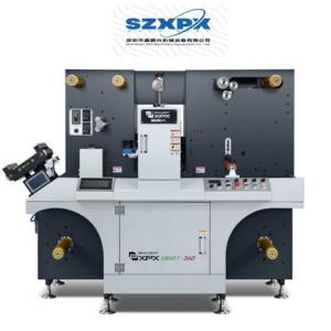 Max Rewinding Diameter of 600mm Barcode Label Die Cutting Machine with Cutting Accuracy of ±0.15mm