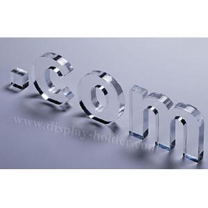 China Transparent Acrylic Engraved Letters for Decoration supplier