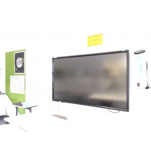 China 86 Inch Interactive Flat Panel Aluminium Frame Wall Mounted Black And Silver 1200:1 Contrast supplier