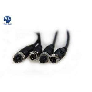 China Waterproof 4Pin Female To Male Aviation Cable For Vehicle CCTV Camera System supplier