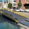 China Mobile Forklift Container Truck Loading Unloading Platform Dock Yard Ramp With 2 Wheels wholesale