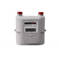 China Anti Theft Intelligent Gas Meter , IC Card Prepayment Gas Smart Meter With Steel Case on sale