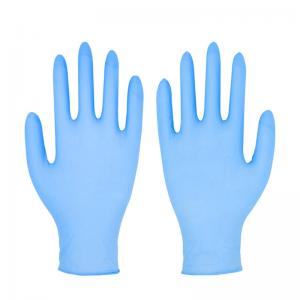 SIGNO Length 240mm Latex Free Powder Free Nitrile Gloves For Medical Use