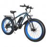28mph Fat Tire Electric Mountain Bike With 21speed Gear 12.5mps