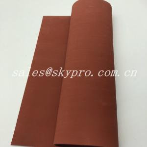 China Red Soft Customized Neoprene Rubber Sheet Silicone Rubber Foam Sponge supplier