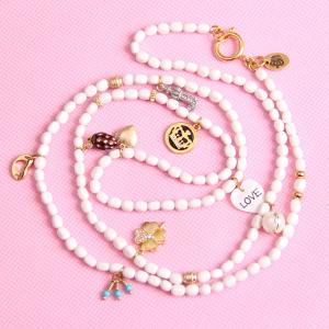China Fashion brand jewelry Juicy Couture necklaces beaded women necklaces jewelry wholesale supplier