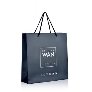 Matte Lamination Branded Paper Bags Printing , ODM custom boutique shopping bags FSC