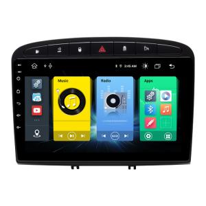 China Android 11 2din Touch Screen Car Stereo NO DVD For Peugeot 308 308SW supplier