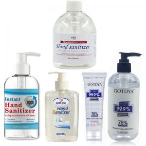 75% alcohol gel rinse free instant hand sanitizer with pump to kill germs 80ml 100ml 300ml 500ml