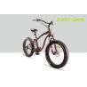 48V 500W Electric Beach Cruiser Bikes , 26" x 4.0 Fat Tire Beach Cruiser