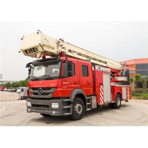 32m 6×4 Aerial Fire Truck with Telescopic Ladder used for rescue & Fire Fighting
