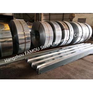 China 1.2mm Gauge Galvanized Steel Decking Formwork To Bottom Of Concrete Slab supplier