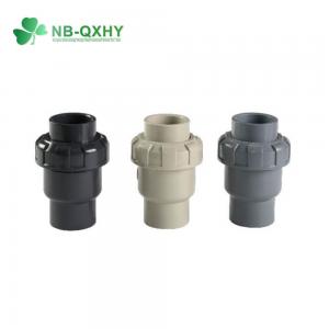 DDCV Double Lobe Function PPH Single Union Non Return Check Valve for Pipe System