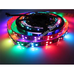 China dc12v ws2811 90led triangle led strip 15mm width black pcb high brightness for disco bar supplier