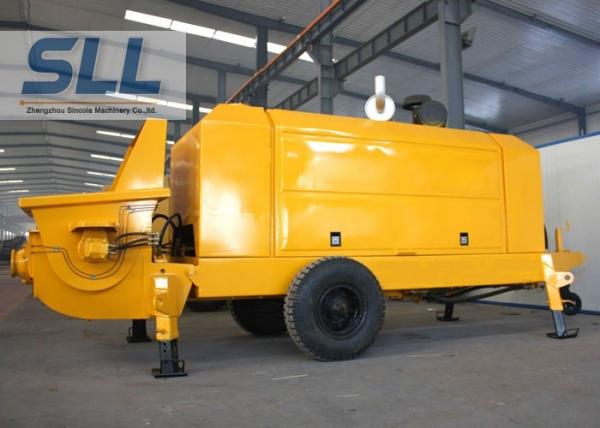 HBT Series Concrete Mixer Pump Concrete Pumping Machine With S Valve