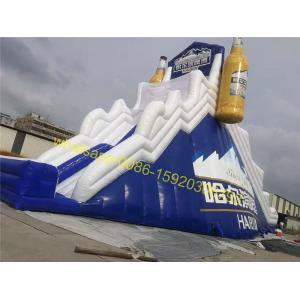 bear advertising bouncy dry slide for sale