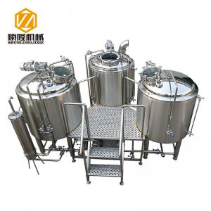 12HL Large Scale Brewing Equipment 3 Phases Stainless Steel CE Certificated