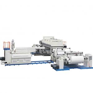 China Paper Polythylene Laminated PE PP Extrusion Coating Laminating Machine supplier