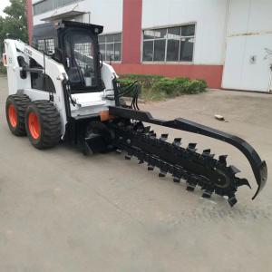 China CE Small Skid Steer Loader 4WD High Capacity For Construction supplier