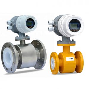 China Low Cost 4-20ma Output salt water flow meter Water Electromagnetic Flow Meter supplier