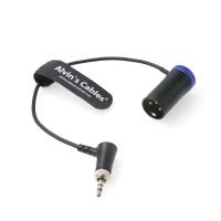 Low Profile Audio Cable For -EK-2000 XLR 3 Pin Male To Locking 3.5mm TRS