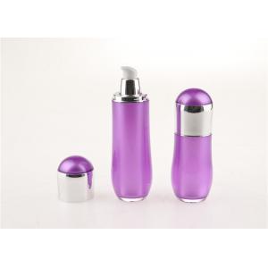 China Custom Magenta Airless Pump Bottles With A Cap Type Capacity 50ml supplier