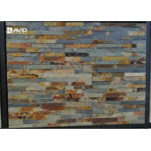 China Shinny Rusty Natural Slate Cultured Stone Durable Low Water Absorption supplier
