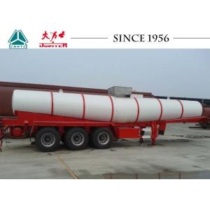 Sulphuric Chemical Tanker Trailer , 21000 Liters Stainless Steel Chemical Tankers