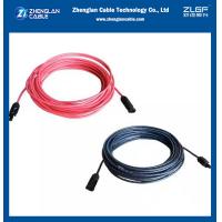 China 4mm 6mm Photovoltaic Solar Cable Wire Tinned Copper Conductor TUV Approval PV-1 Solar Cable Red on sale