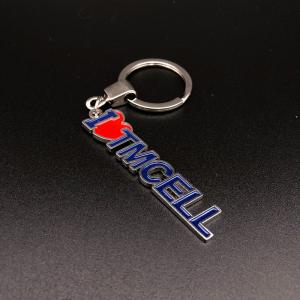 OEM Custom Hard Enamel Keychain Brass Key Tags Custom Engraved Metal Keychains