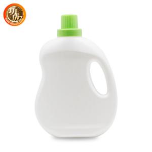 China Empty 1L HDPE Liquid Detergent Bottle Containers Custom Size Logo supplier