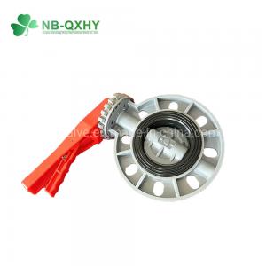 ANSI 4 Inch Wafer Type CPVC Plastic Butterfly Valve Pn10 for Chemical Flow Management