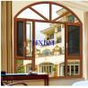 China High end Composite Wood clad aluminum casement Windows with Double Glazing for Mexico market wholesale