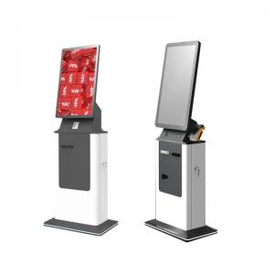 China 24 Inch Self Check In Kiosk Airport Security Visitor Management Card Dispenser supplier