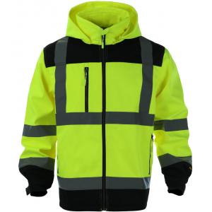 Breathable Reflective Jacket 3xl 4xl Running Cycling Light Road Work Unisex Hi Vis Strips Uniforms