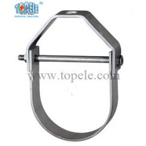 China UL Listed Heavy Duty Galvanized Steel Pipe Clamps Clevis Hanger supplier