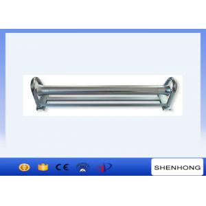 Galvanized Cable Pulling Pulley Draw Off Roller With Aluminium Roller Body Length 900 mm