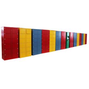 China Smart Public Rental Airport Left Luggage Lockers ,  Card / Cash Payment System Market Metal Lockers supplier