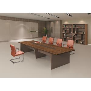 Modular Design 12 Person Conference Table , Wooden Office Furniture Eco Friendly