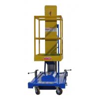 China Single Mast Insulated Aerial Working Platform , Industrial 10 Mtrs with 125Kg or 150Kg Loading on sale