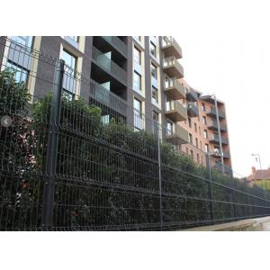 China Pvc Coated Longlife Welded Wire Fencing With Triangle V Shape On Panel supplier
