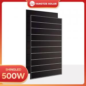 China 500w Photovoltaic shingled Mono Facial Solar Panel Waterproof For Roof Tiles supplier