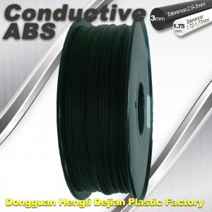 China Good elasticity universal ABS Conductive 3d Printer Filament in Black supplier